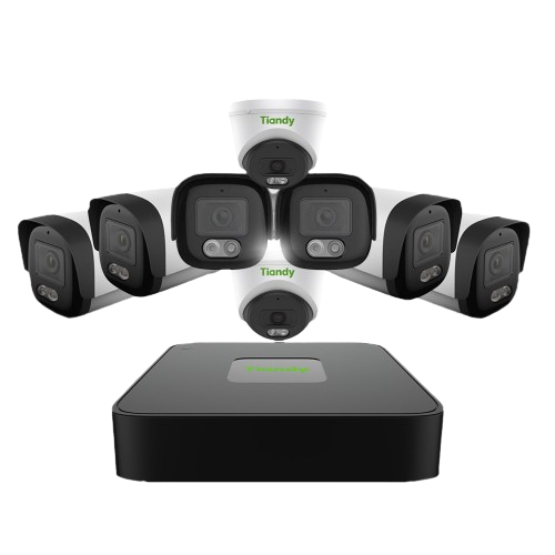 Set 8 - 8x2MP + NVR with PoE Ports IP SPARK