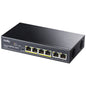 6-Port 10/100M PoE + Switch with 2 Uplink Ports