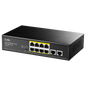 8-Port 10/100M PoE + Switch with 2 Uplink Ports