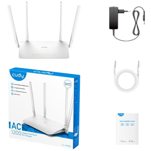 Cudy AC1200 WR1200 Dual band Wi-Fi Router